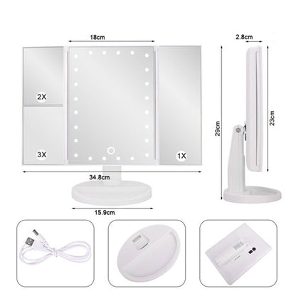 Oglinda Pentru Machiaj Cu Iluminare LED