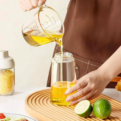 Sticla 2 in 1 pentru ulei - cu pulverizator si dozator (470ml)